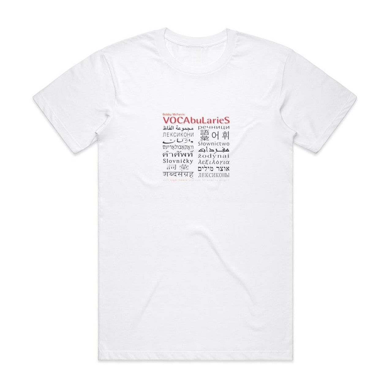 Bobby McFerrin Vocabularies T-Shirt White