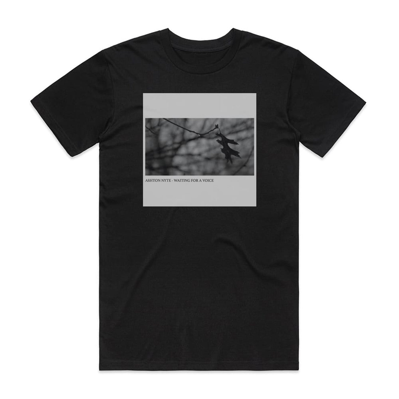 Ashton Nyte Waiting For A Voice T-Shirt Black