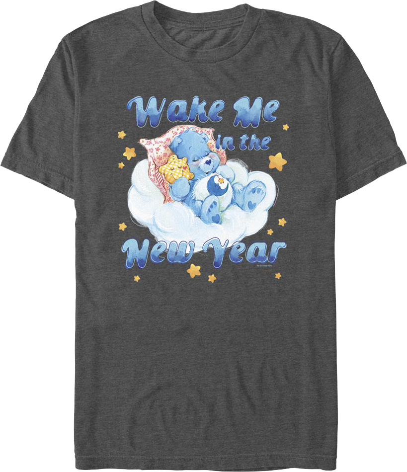 Wake Me in the New Year Care Bears T-Shirt