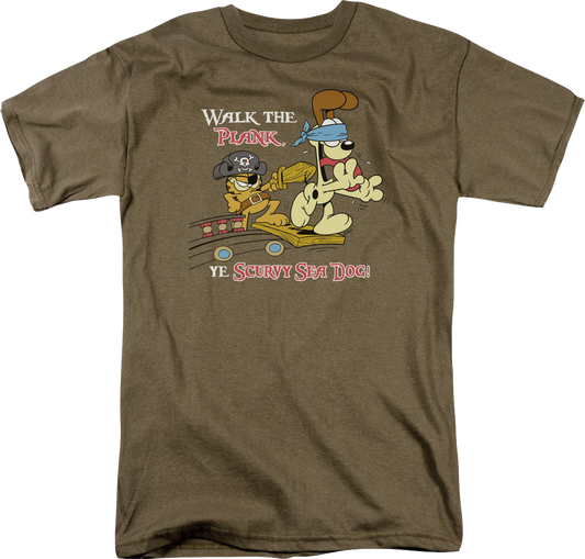 Walk The Plank Garfield T-Shirt