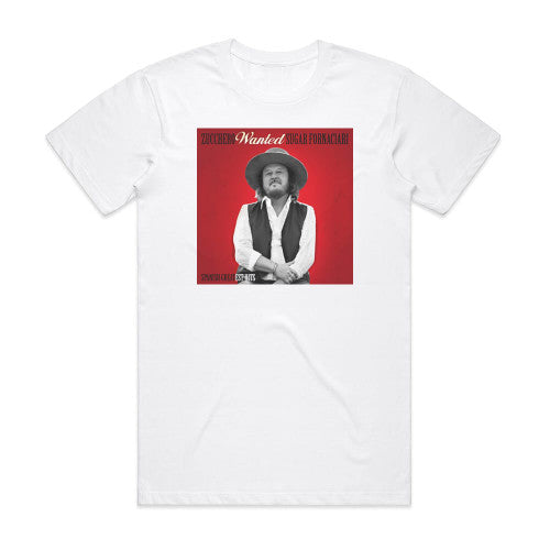 Zucchero Wanted Spanish Greatest Hits Album Cover T-Shirt White
