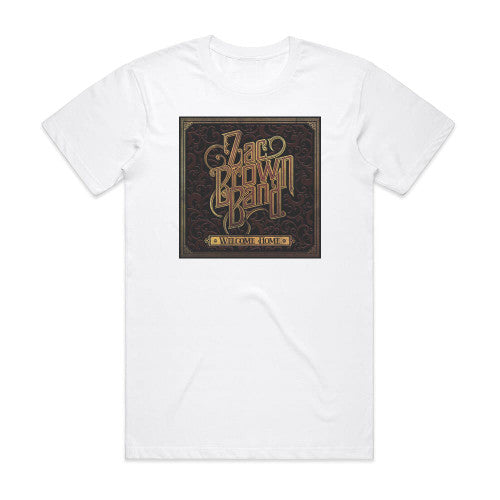 Zac Brown Band Welcome Home Album Cover T-Shirt White
