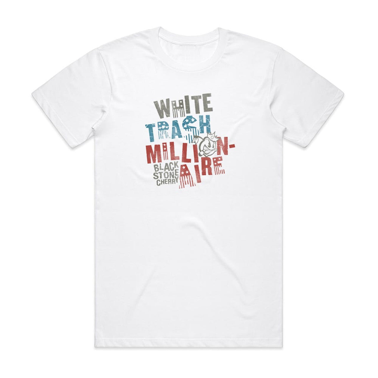 Black Stone Cherry White Trash Millionaire T-Shirt White