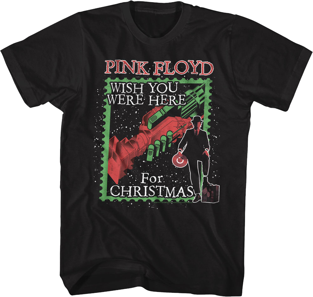 Wish You Were Here For Christmas Pink Floyd T-Shirt