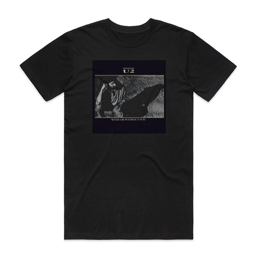 U2 With Or Without You 2 T-Shirt Black