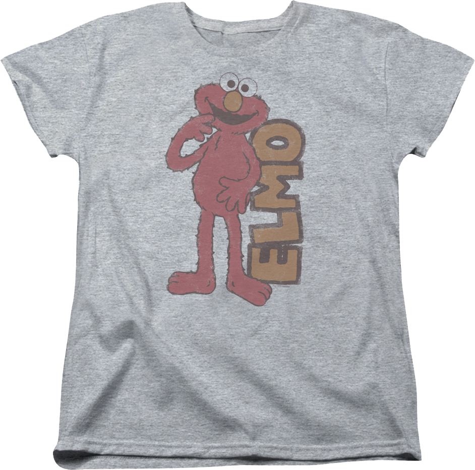 Womens Vintage Elmo Sesame Street Shirt