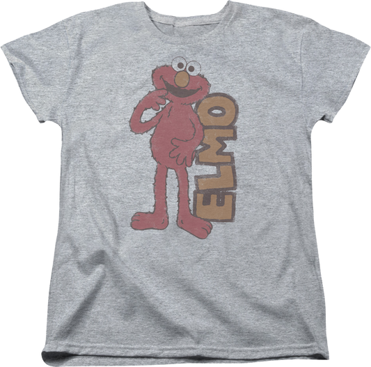 Womens Vintage Elmo Sesame Street Shirt