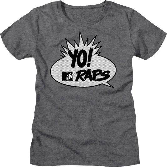Womens Yo! MTV Raps Vintage Logo MTV Shirt
