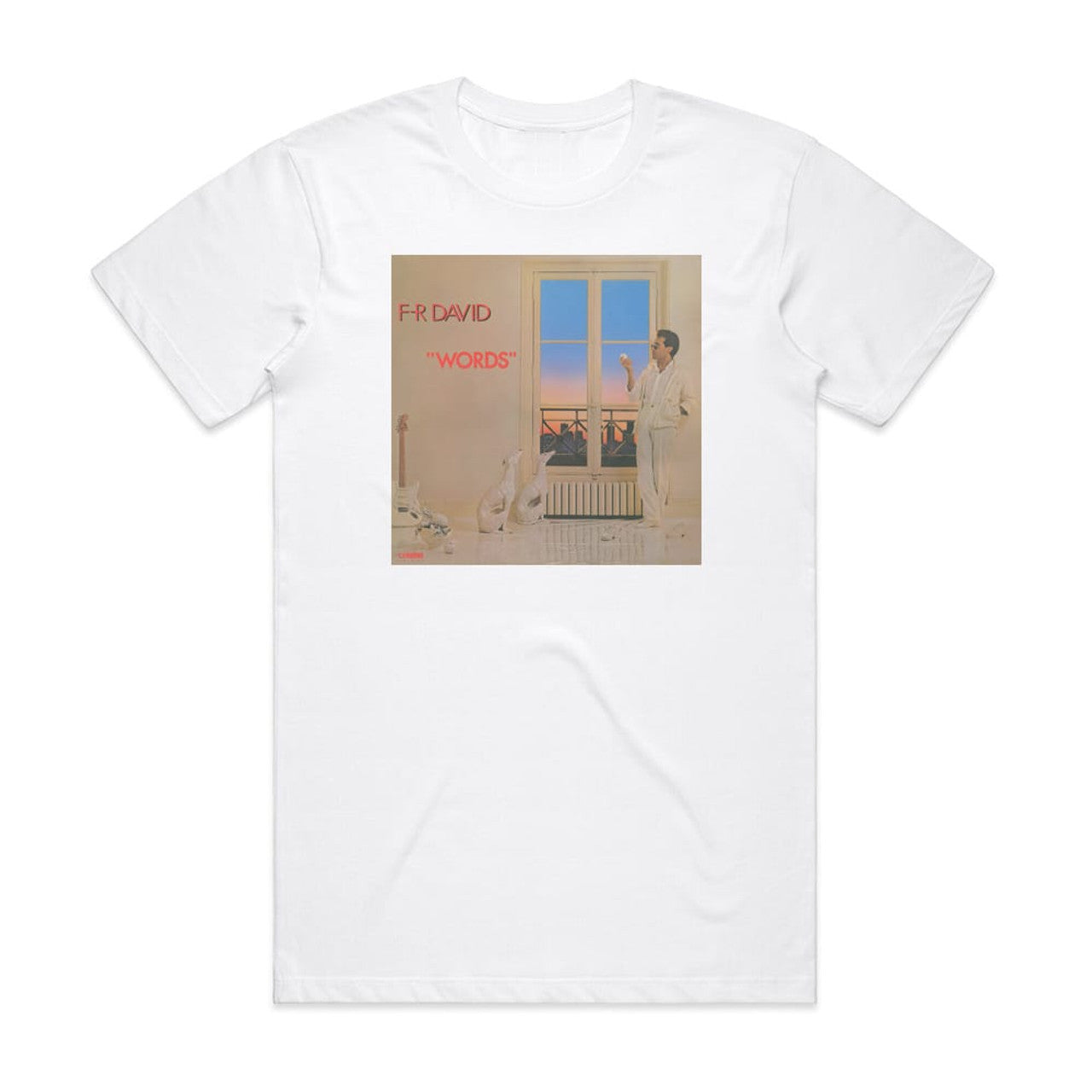 FR David Words T-Shirt White