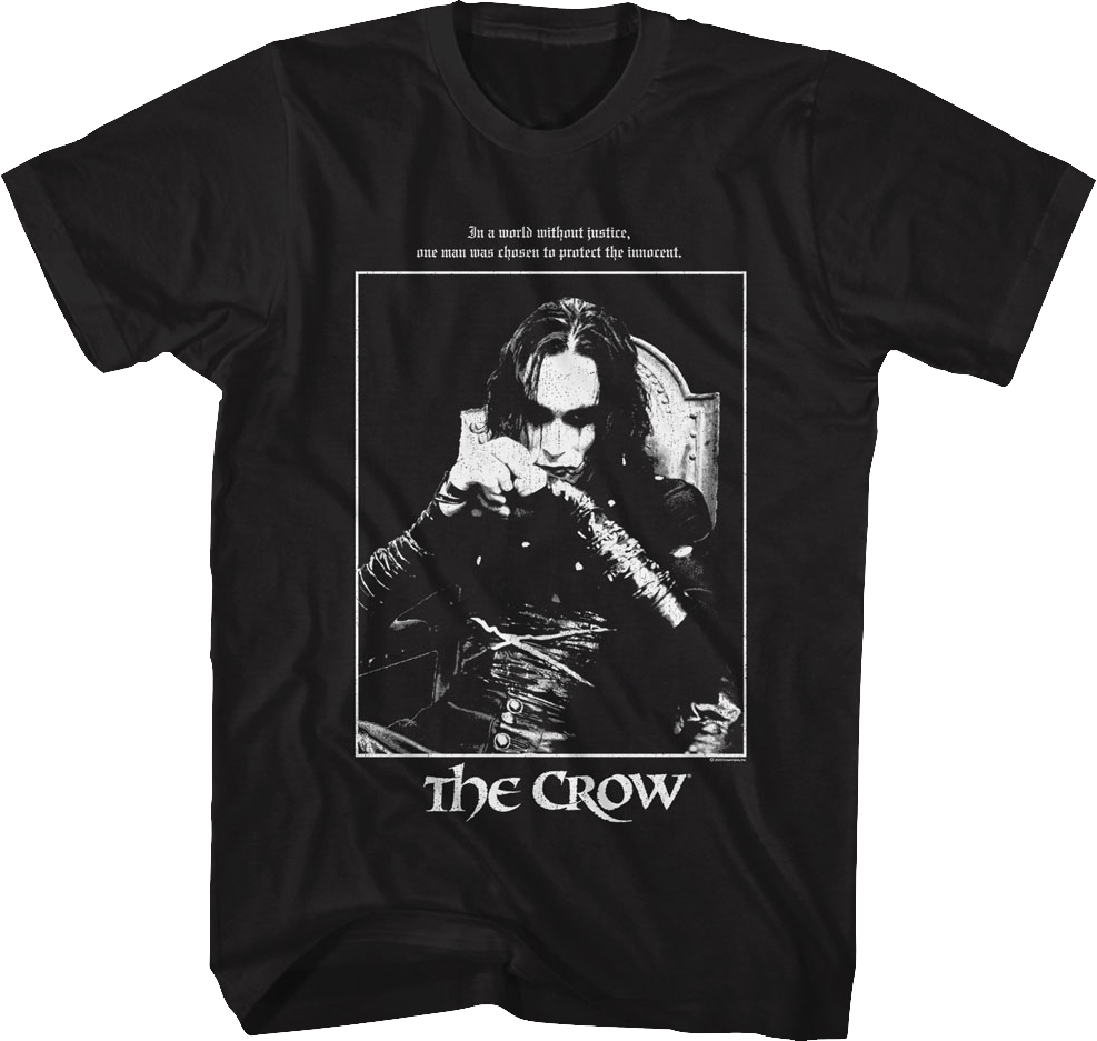 World Without Justice The Crow T-Shirt