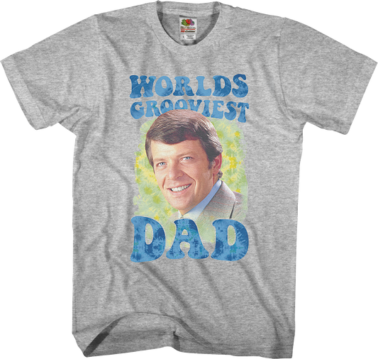 World's Grooviest Dad Brady Bunch T-Shirt