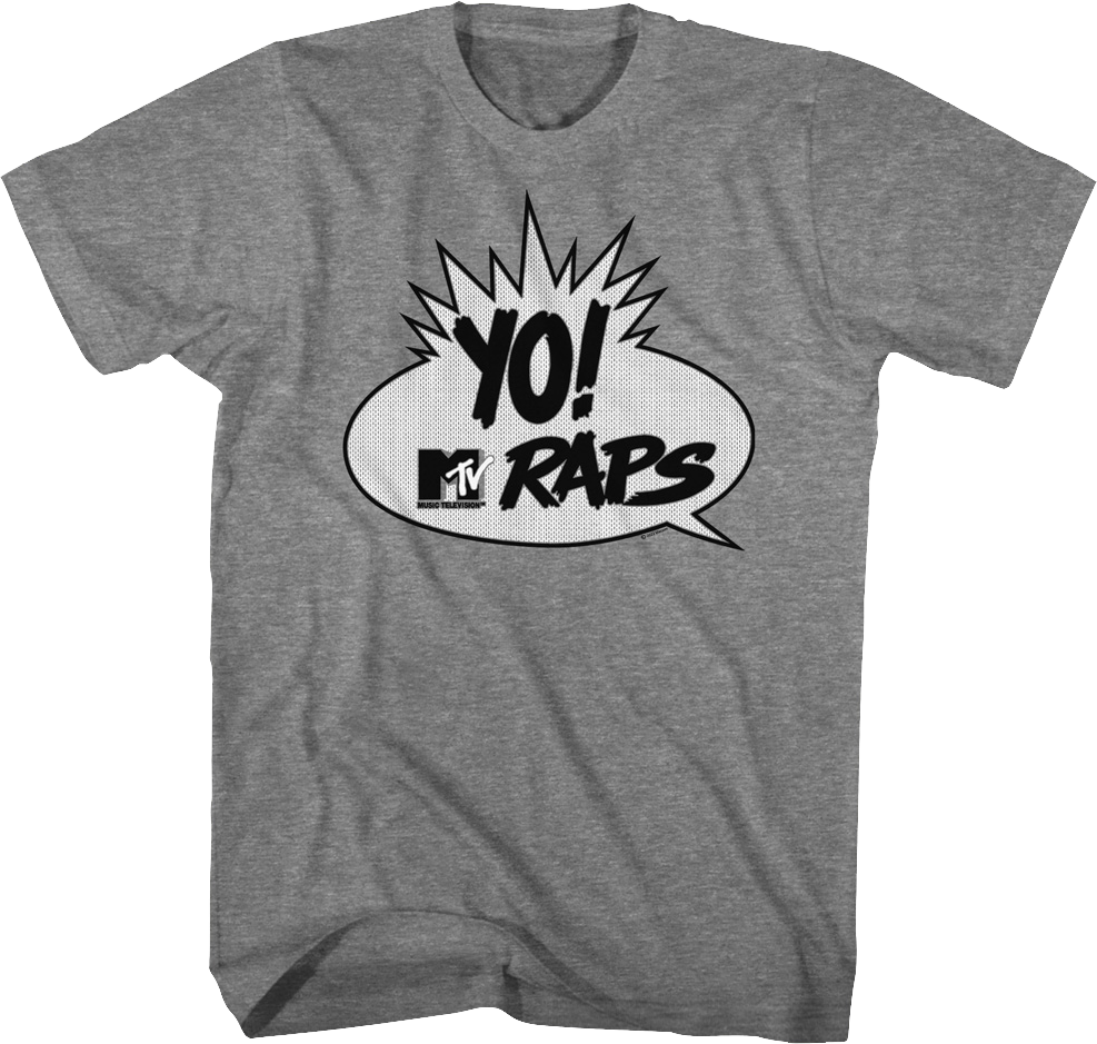 Yo! MTV Raps Vintage Logo MTV Shirt