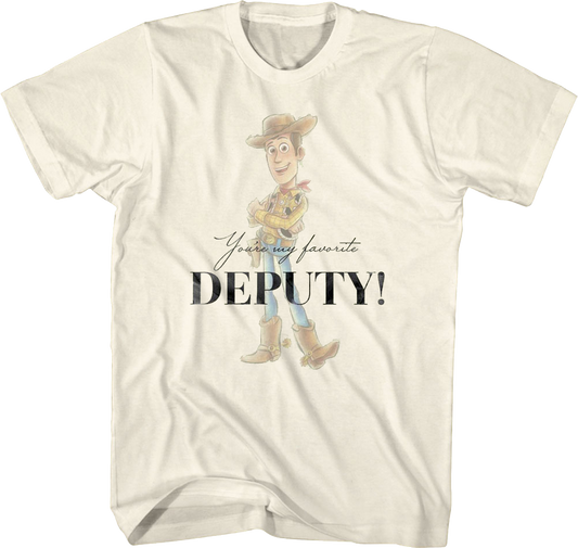 You're My Favorite Deputy Toy Story T-Shirt
