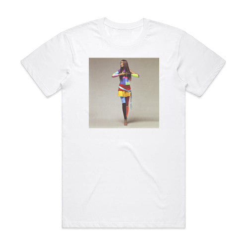 Zazie Zest Of Album Cover T-Shirt White